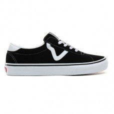 Zapatillas Vans Sport Suede Negras Blancas