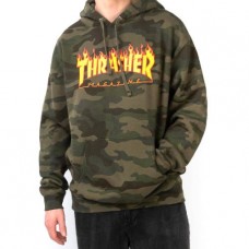 Sudadera Thrasher Flame Forest Camo