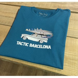 Camiseta Manga Corta Tactic Surf Wagon Azul