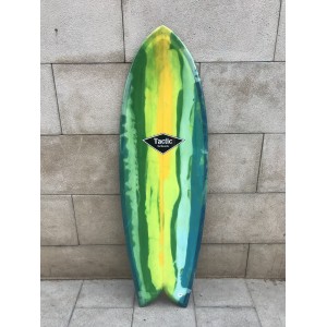 Tabla Surf Tactic Retro Fish 5'8 Multicolor