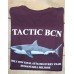 CAMISETA MANGA CORTA TACTIC SHARK BURDEOS