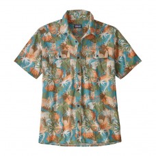 Camisa Patagonia Men's Steersman Wild Waratah Matcha Green
