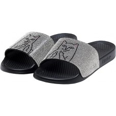 Chanclas Rip N Dip Lord Nermal Slides Rhinestone Black