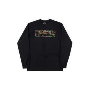 Camiseta Manga Larga Thrasher Cable Car Negra