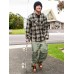CAMISA MANGA LARGA VOLCOM BRICKSTONE LINED FLANNEL DIRTY WHITE