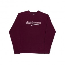 Sudadera Alltimers Estate Crew Granate