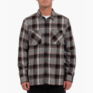CAMISA MANGA LARGA VOLCOM BRICKSTONE LINED FLANNEL DIRTY WHITE