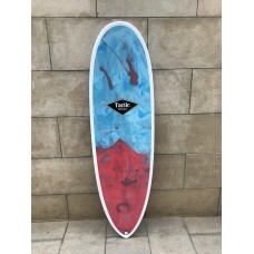 Tabla Surf Epoxy Tactic 6'4 Pin Azul Roja