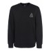 Sudadera HUF Essentials tt Crew Negra