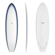 Tabla Surf Epoxy Torq Fish TET Pinline Miami blue/pinline 6.10