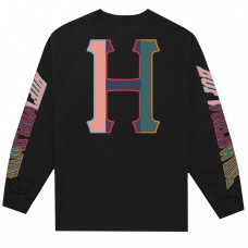 Camiseta Manga Larga Huf Suspension Classic H Negra