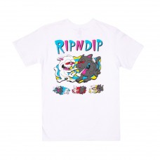 Camiseta Manga Corta Rip N Dip Hash Bros Blanca