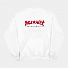 Sudadera Thrasher Godzilla Blanca