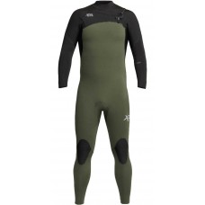 Traje Neopreno XCEL Comp Chest Zip 4/3 Negro Verde 2021