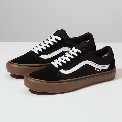 vans negras hombre suela marron 