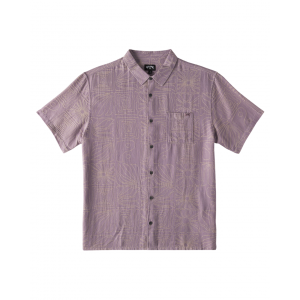 Camisa Billabong Sundays Jacquard Grey Violet