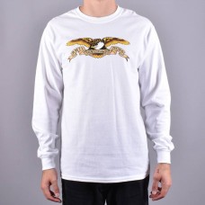 Camiseta Manga Larga Anti Hero Eagle Blanca