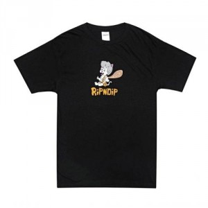 Camiseta Manga Corta Rip N Dip Rip N Stone Negra