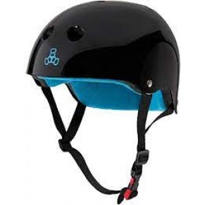 Casco Skate Triple8 Sweatsaver Negro