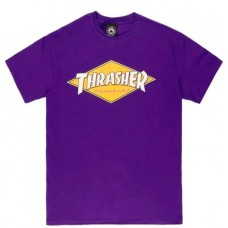 Camiseta Manga Corta Thrasher Diamont Logo Tee Purple