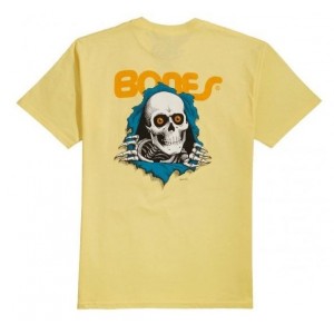 Camiseta Powell Peralta Bones Tee Ripper Banana Amarilla