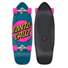 Surf Skate Carver Santa Cruz Pink Dot Check Cut Back 30''