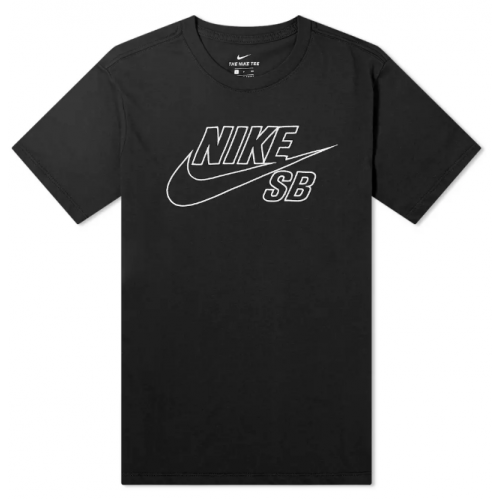 Discutir regional flojo Camiseta Manga Corta Nike SB Outline Logo Negra