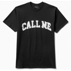 Camiseta Manga Corta Call Me 917 Distressed Negra