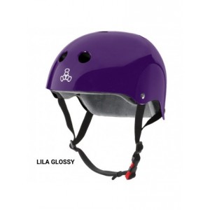 Casco Skate Triple8 Sweatsaver Lila Talla  S/M