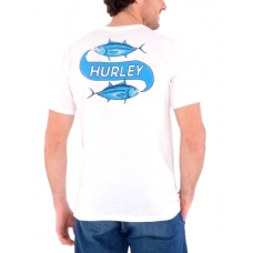 Camiseta Manga Corta Hurley MR Fish Blanca