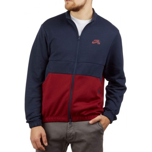 Sudadera Nike SB Dri Azul Roja