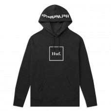 Sudadera HUF Essentials Box Logo Negra