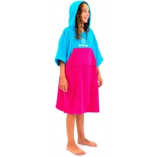 Poncho Surf Surf Logic Cyan & Pink