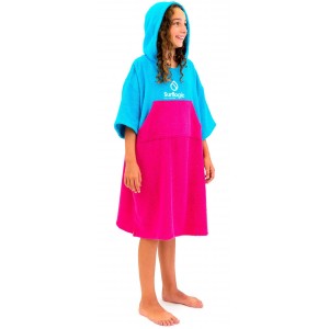 Poncho Surf Surf Logic Cyan & Pink