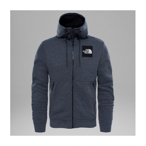 Pornografía Eléctrico Ideal Sudadera Cremallera The North Face Fine Gris Oscuro