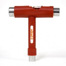 Llave Skateboard Vital T-Tool Roja