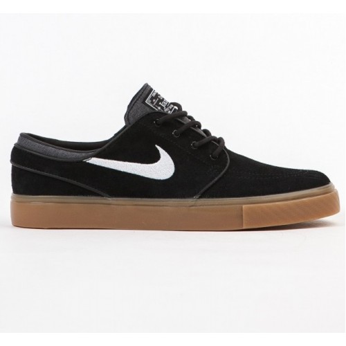 Janoski negras con suela marron