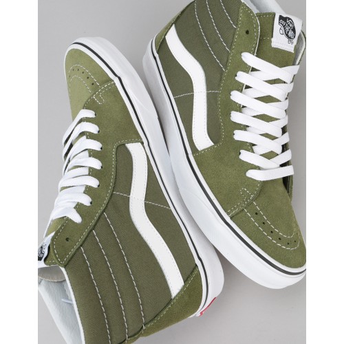 vans verdes bota