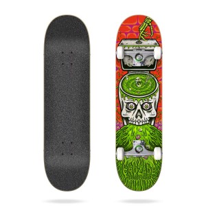 Tabla Skate Completa Cruzade Skateboards Skull Swrill 8"