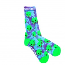 Calcetines Rip N Dip We Out Here Socks Purple Tie Dye