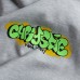 Sudadera Chrystie New York Bubble Graffiti Logo Gris