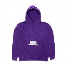 Sudadera Rip N Dip Peeking Nermal Embroidered Lila