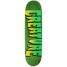 Tabla Skate Creature Logo Stumps verde 8.5''