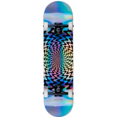 Tabla Skate Rocket Holografica Warp Foil Silver 8.0''