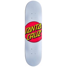 Tabla Skate Santa Cruz Classic Dot 8.0'' Blanca