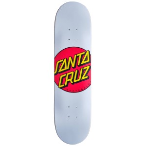 Tabla Skate Santa Cruz Classic Dot 8.0'' Blanca