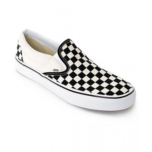 vans blancas y negras cuadros