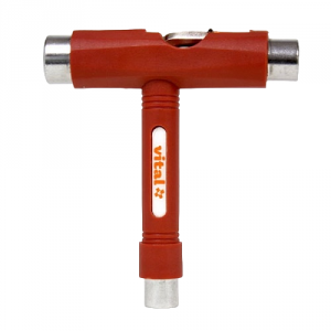 Llave Skateboard Vital T-Tool Roja