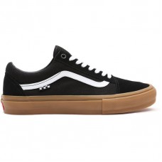 Zapatillas Vans Skate Old Skool Negras Marrones