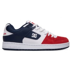 Zapatillas DC Manteca Blancas Rojas